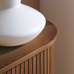 Birlea Axel 2 Door Fluted Sideboard in Walnut - thumbnail 6