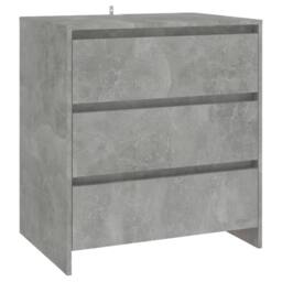 Berkfield Home Sideboard Concrete Grey 70x41x75 cm Engineered Wood - Size: 70 x 41 x 75 cm - thumbnail 1