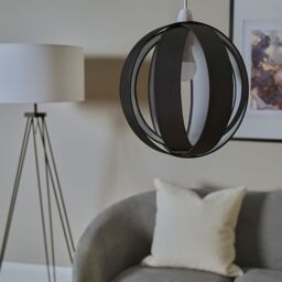 ValueLights J90 Ceiling Pendant Light Lamp Shade in Black - thumbnail 2