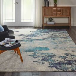 The Rug Shop UK Modern Easy To Clean Stain-Resistant Area Rug in Ivory - Size: 200 cm x 290 cm - thumbnail 3