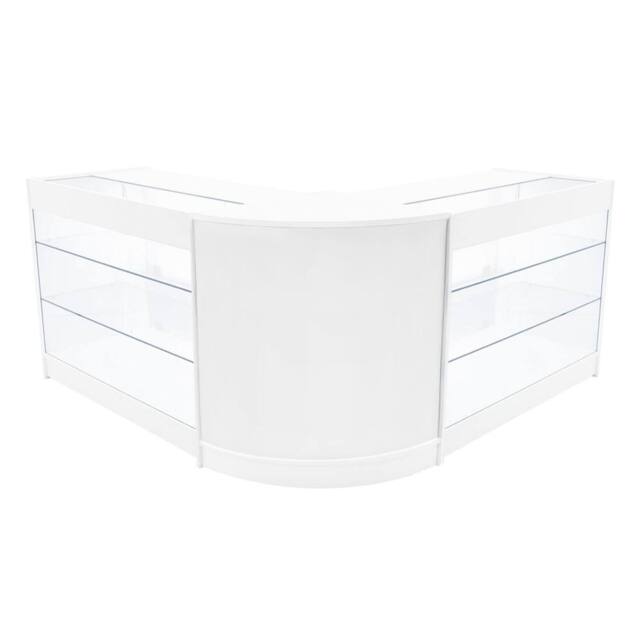 Monstershop Helios LED Shop Counter Set CM60 & 2 x K1200 - White - image 1