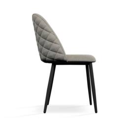 More4Homes Juno Concrete Ceramic Dining Table & 6 Raye Velvet Chairs in Beige - thumbnail 6