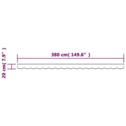 Berkfield Home Replacement Fabric for Awning Valance Multicolour Stripe 4 m - thumbnail 6