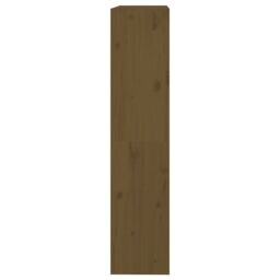 Berkfield Home Book Cabinet/Room Divider Honey Brown 80x30x135.5 cm Wood Pine - thumbnail 6