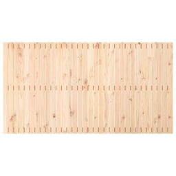 Berkfield Home Wall Headboard 204x3x110 cm Solid Wood Pine in Brown - Size: 204 x 3 x 110 cm - thumbnail 4