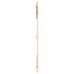 Berkfield Home Wall Headboard 204x3x110 cm Solid Wood Pine in Brown - Size: 204 x 3 x 110 cm - thumbnail 5