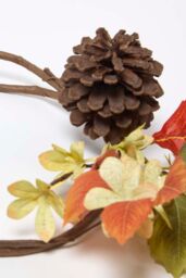Homescapes Artificial Colourful Pumpkin Autumn Garland, 150 cm in Orange - thumbnail 3
