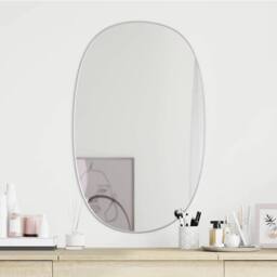 Berkfield Home Wall Mirror Silver 70x45 cm - thumbnail 2