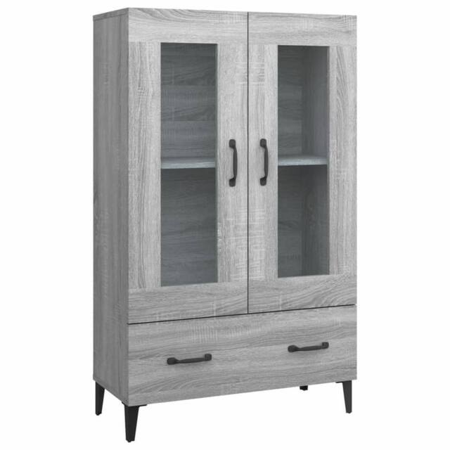 Berkfield Home Highboard Grey Sonoma 70x31x115 cm Engineered Wood - Size: 70 x 31 x 115 cm - image 1