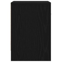 Berkfield Home Bedside Cabinets 2 pcs with Drawer Black 39x28x41 cm in Grey - Size: 39 x 28 x 41 cm - thumbnail 7