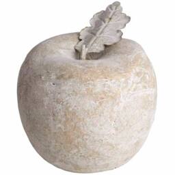 Lemon Pavilion Furniture and Decor Apple (Medium) - Stone - L16 x W16 x H14 cm - Cream in Beige - thumbnail 1