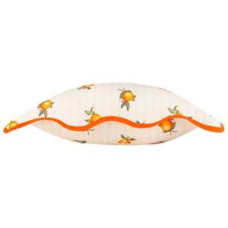 Furn Fruits Oranges Striped Outdoor Cushion in Yellow - Size: 45 cm x 45 cm - thumbnail 4