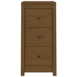 Berkfield Home Sideboards 2 pcs Honey Brown 40x35x80 cm Solid Wood Pine - Size: 40 x 35 x 80 cm - thumbnail 5