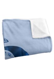 Warner Brothers Harry Potter Ravenclaw R Logo Blanket 152 x 127 cm in White - thumbnail 3