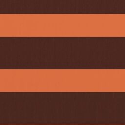 Berkfield Home Balcony Screen Orange & Brown 90x400 cm Oxford Fabric - thumbnail 2