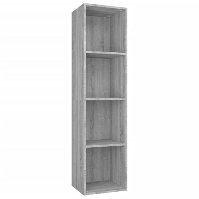 Berkfield Home Book Cabinet/TV Cabinet Grey Sonoma 36x30x143 cm Engineered Wood - Size: 36 x 30 x 143 cm - image 1