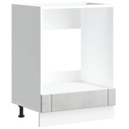 Berkfield Home Oven Cabinet Lucca Concrete Grey Engineered Wood - thumbnail 2