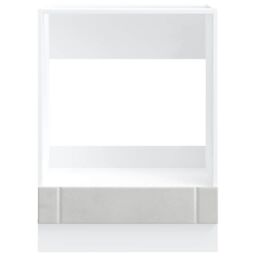 Berkfield Home Oven Cabinet Lucca Concrete Grey Engineered Wood - thumbnail 4