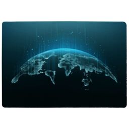 Benjamin Tate Design Map Of The Planet Rug in Natural - Size: Large - thumbnail 1