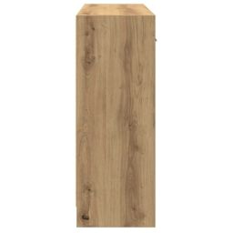 Berkfield Home Sideboard Artisan Oak 91x28x75 cm Engineered Wood in Brown - Size: 91 x 28 x 75 cm - thumbnail 6