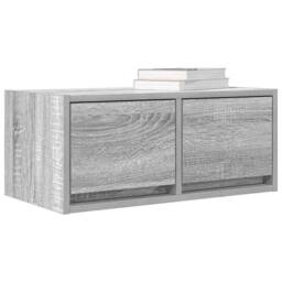 Berkfield Home TV Cabinet Grey Sonoma 60x31x25.5 cm Engineered Wood - thumbnail 4