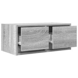 Berkfield Home TV Cabinet Grey Sonoma 60x31x25.5 cm Engineered Wood - thumbnail 5