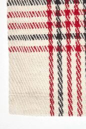 Homescapes Walker Red Tartan Check Non-Slip 100% Wool Rug - Size: 70 cm x 120 cm - thumbnail 3