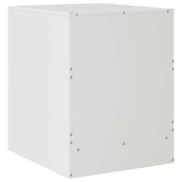 Berkfield Home Stylish Bedside Cabinets 2 pcs White 34.5x39x44 cm Steel - thumbnail 8