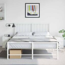 Berkfield Home Stylish Bedside Cabinets 2 pcs White 34.5x39x44 cm Steel - thumbnail 2