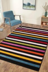 Ultimate Rug Collection Spectra Carved Heatset Rug - Size: 133 cm diameter - thumbnail 1