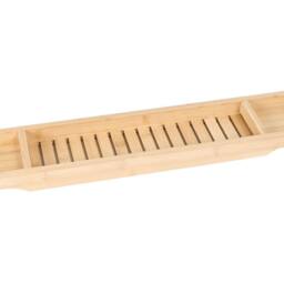 Wyld and Coco Bamboo Bathtub Tray - Light Brown - thumbnail 2