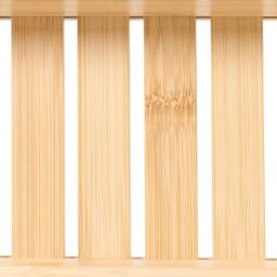 Wyld and Coco Bamboo Bathtub Tray - Light Brown - thumbnail 6