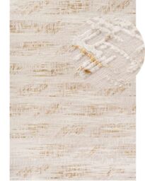 THE RUGS Carmel Abstract Area Rug Runner Soft Pile Living Room Bedroom in Gold - Size: 80 cm x 300 cm - thumbnail 2
