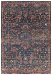 The Rug Shop UK Traditional Persian Easy To Clean Stain-Resistant Area Rug in Dark Blue - Size: 195 cm x 290 cm - thumbnail 6