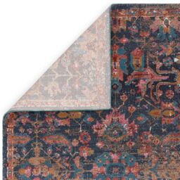The Rug Shop UK Traditional Persian Easy To Clean Stain-Resistant Area Rug in Dark Blue - Size: 195 cm x 290 cm - thumbnail 5