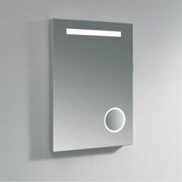 Clifton 70cm Tall LED Bathroom Wall Mirror with Touch Sensor in Natural - thumbnail 5