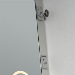 Clifton 70cm Tall LED Bathroom Wall Mirror with Touch Sensor in Natural - thumbnail 3