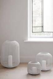Blomus Lito Lantern Candle Holder Medium - White - thumbnail 2