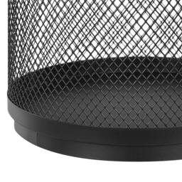 Wyld and Coco Lantern Black Iron 24 cm Pillar Candle Holder - thumbnail 6