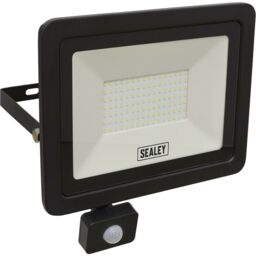Loops Extra Slim Floodlight with PIR Sensor - 100W SMD LED - IP65 Rated - 8500 Lumens - thumbnail 1