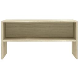 Berkfield Home TV Cabinet Sonoma Oak 80x40x40 cm Engineered Wood in Brown - Size: 80 x 40 x 40 cm - thumbnail 4