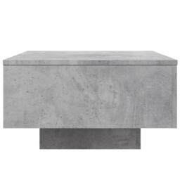 Berkfield Home Coffee Table with LED Lights Concrete Grey 55x55x31 cm - Size: 55 x 55 x 31 cm - thumbnail 8