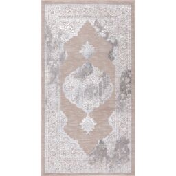 Livabliss Lustro-Vintage Beige Grey Off-White Traditional Boho Living Dining Bedroom Rug - Size: 120 cm x 170 cm - thumbnail 2