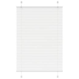 Berkfield Home Pleated Blind White 85x150 cm Fabric Width 84.4 cm Polyester - thumbnail 2