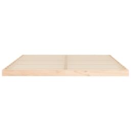 Berkfield Home Bed Frame without Mattress 180x200 cm Super King Solid Wood Pine in Brown - thumbnail 5