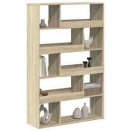 Berkfield Home Bookcase Sonoma Oak 100x33x156.5 cm Engineered Wood in Brown - thumbnail 3