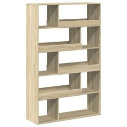 Berkfield Home Bookcase Sonoma Oak 100x33x156.5 cm Engineered Wood in Brown - thumbnail 2