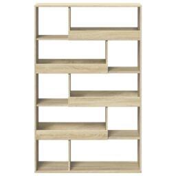 Berkfield Home Bookcase Sonoma Oak 100x33x156.5 cm Engineered Wood in Brown - thumbnail 4