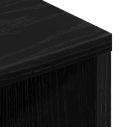 Berkfield Home TV Cabinet Black Oak 150x30x44, 5 cm Engineered Wood - thumbnail 9