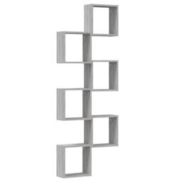 Berkfield Home Wall Cube Shelves 6 pcs Grey Sonoma 30x15x30 cm - Size: 30 x 15 x 30 cm - thumbnail 4